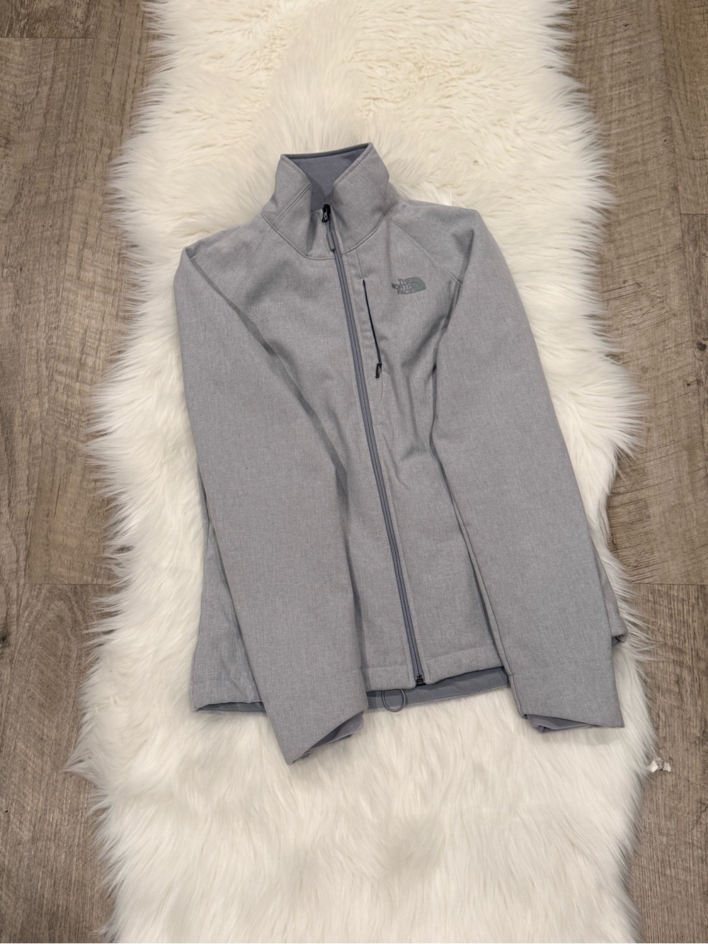 The North Face Women's Heather Gray Softshell Jacket